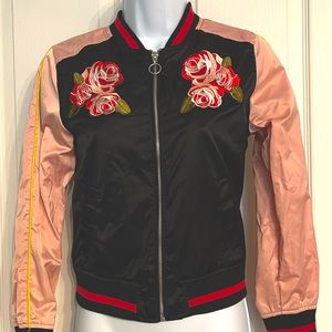 AMAZING Urban Republic Satin Bomber Jacket